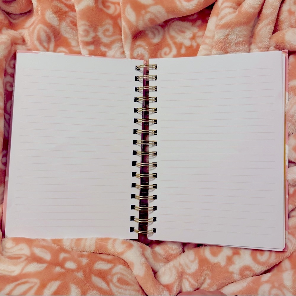 Pink Daisy Spiral Notebook - Picture 4 of 5